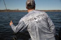 Fox River Rods Long Sleeve Grey Performance Shirt