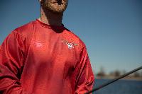 Fox River Rods Long Sleeve Red Performance Shirt